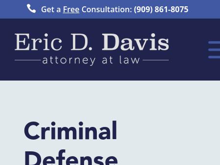 Eric D. Davis Attorney at Law