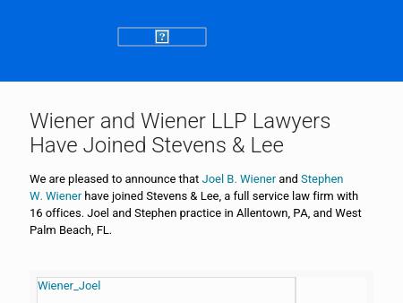 Wiener and Wiener LLP
