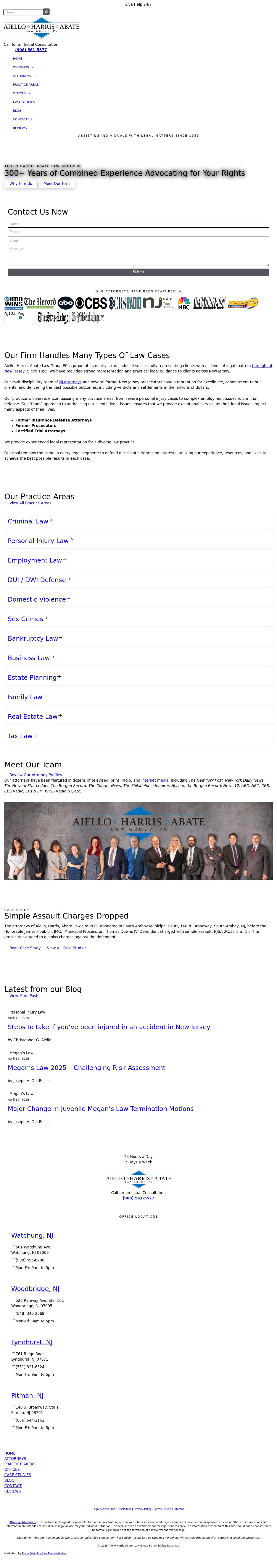 Aiello, Harris, Marth, Tunnero, Pastor & Schiffman, PC Attorneys At Law - Pitman NJ Lawyers