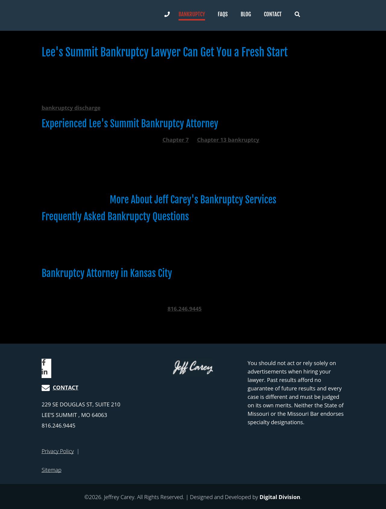 BKTP Bankruptcy Law - Lee's Summit MO Lawyers