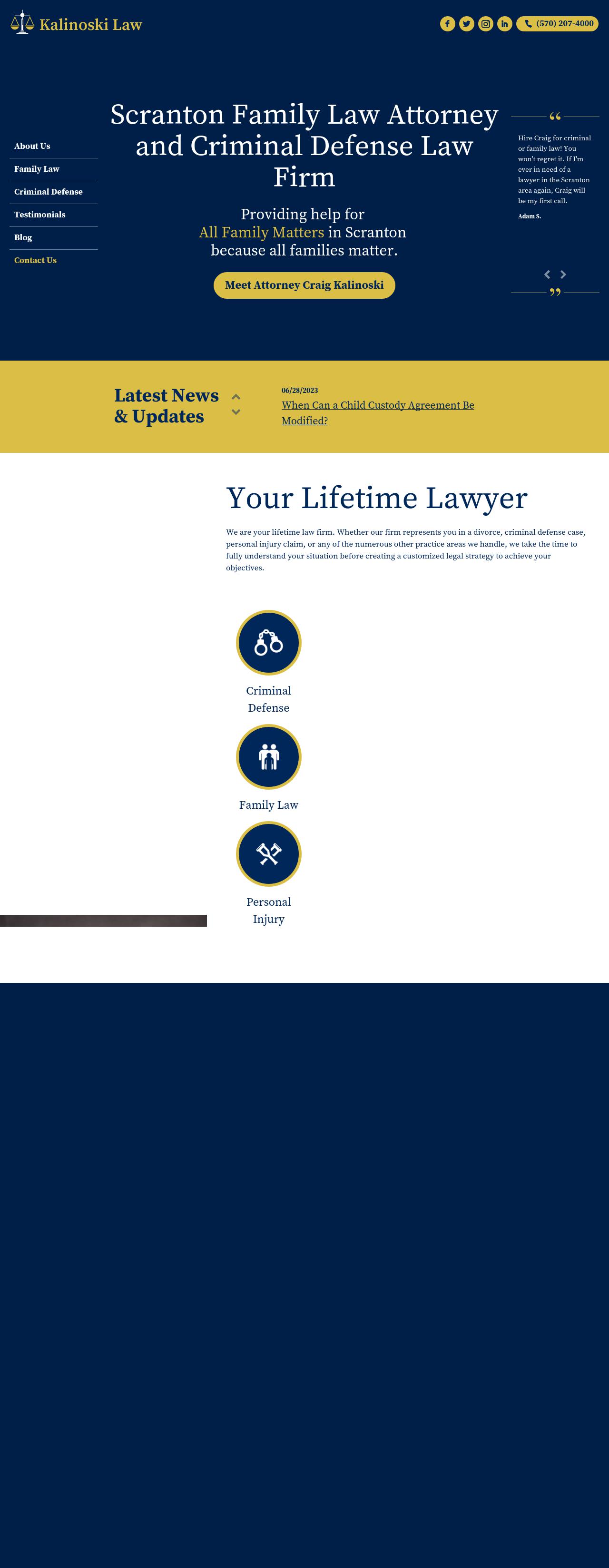 Kalinoski Law Offices P.C. - Scranton PA Lawyers