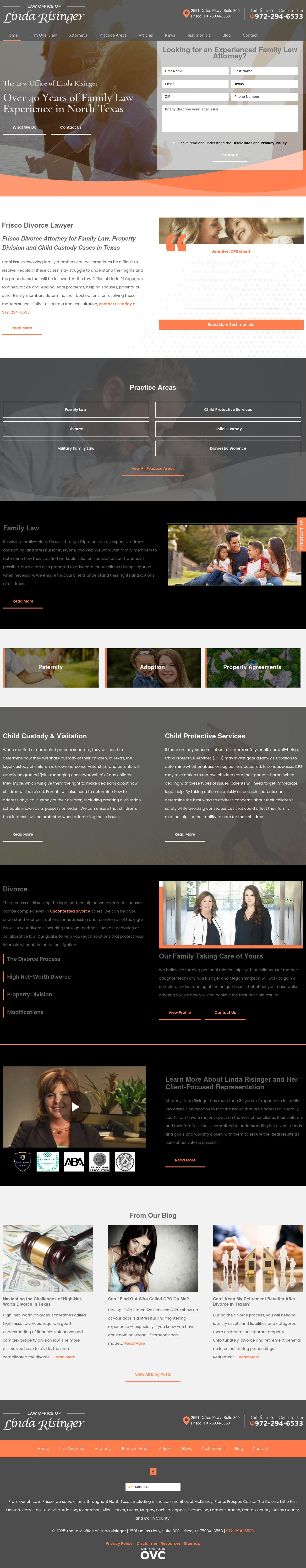 Law Offices of Linda Risinger - Frisco TX Lawyers