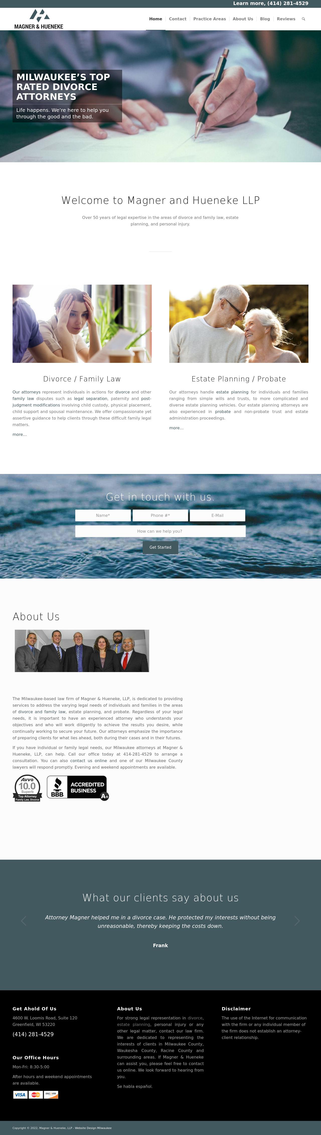 Magner, Hueneke, Smith & Borda, LLP - Milwaukee WI Lawyers