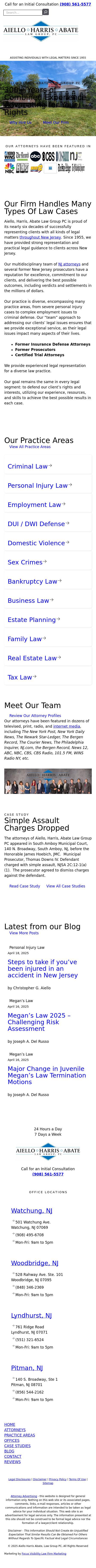 Aiello, Harris, Marth, Tunnero, Pastor & Schiffman, PC Attorneys At Law - Pitman NJ Lawyers