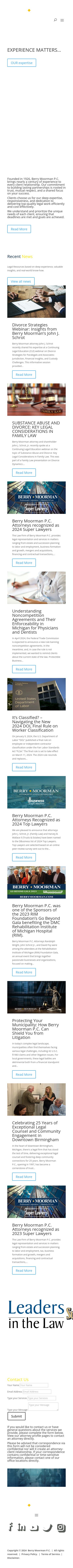 Berry Moorman PC - Ann Arbor MI Lawyers