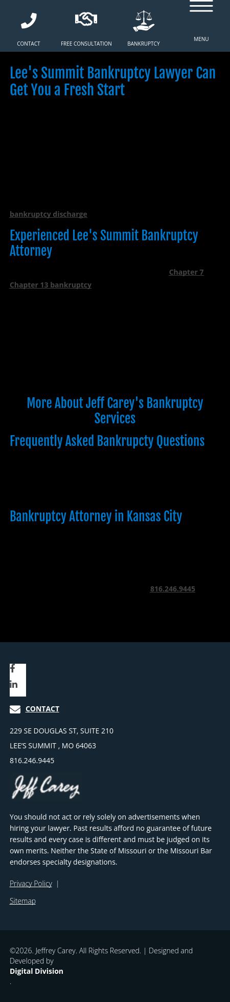 BKTP Bankruptcy Law - Lee's Summit MO Lawyers