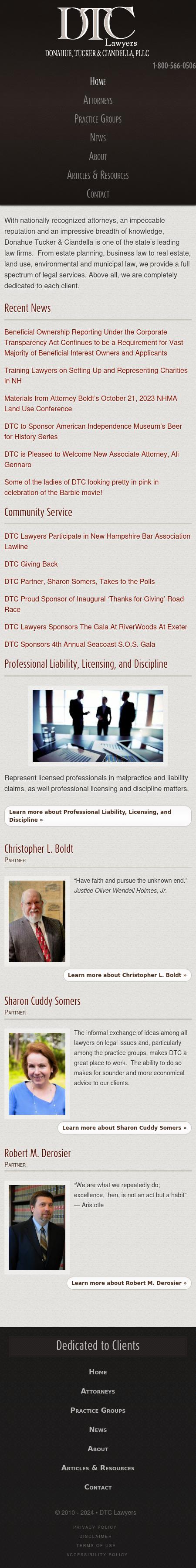 Donahue Tucker & Ciandella PLLC - Exeter NH Lawyers