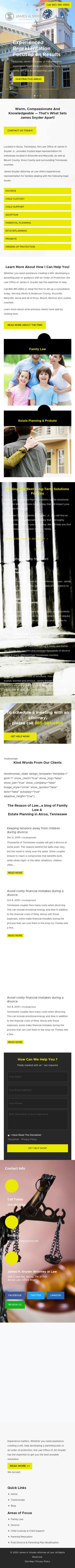 James H. Snyder Jr. - Alcoa TN Lawyers