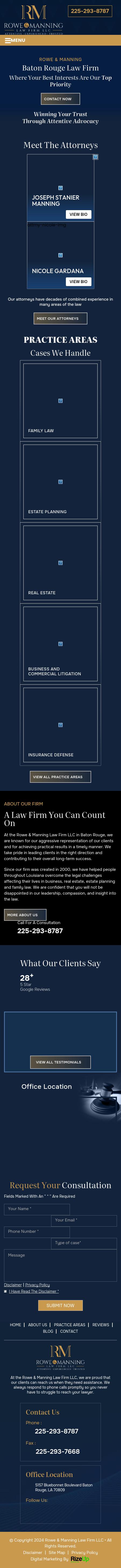 Rowe Law Firm - Baton Rouge LA Lawyers