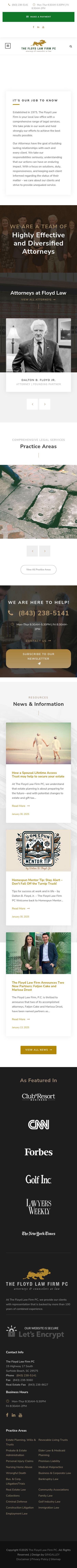 The Floyd Law Firm PC - Surfside Beach SC Lawyers