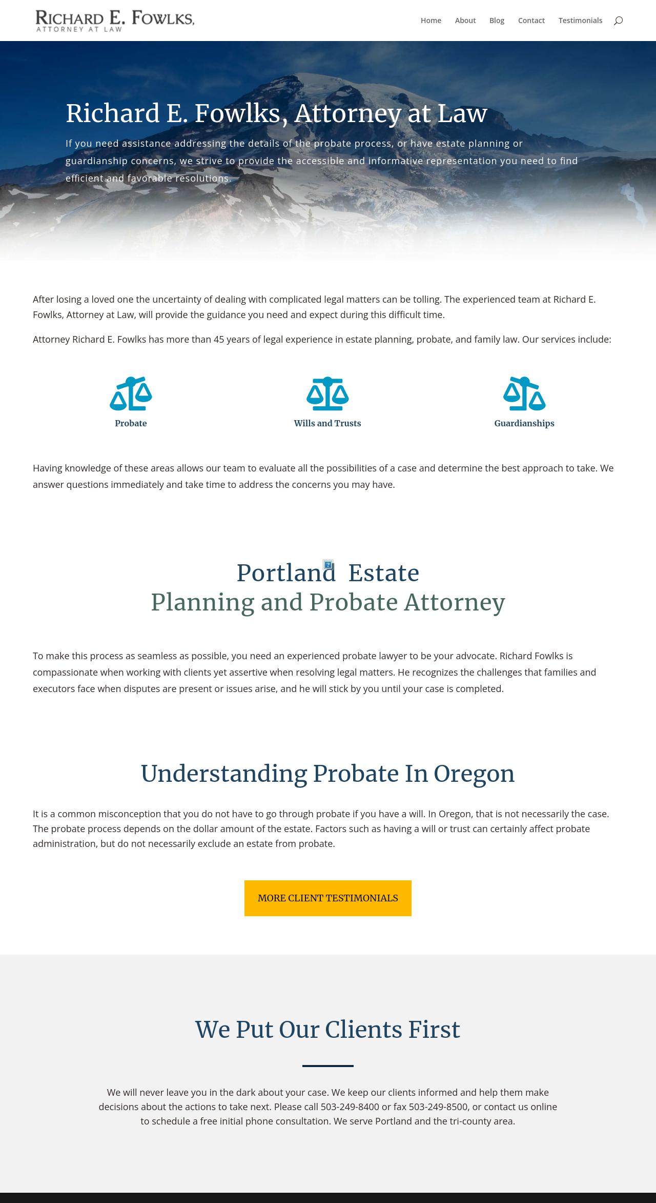 Richard E. Fowlks, Attorney at Law - Portland OR Lawyers