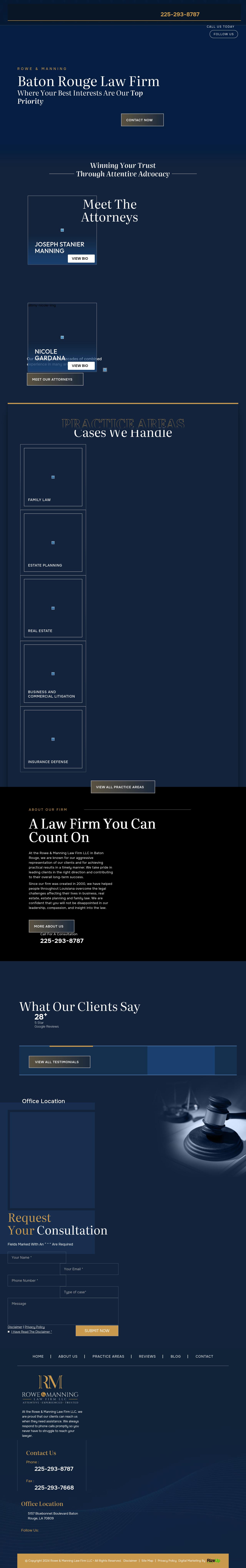 Rowe Law Firm - Baton Rouge LA Lawyers