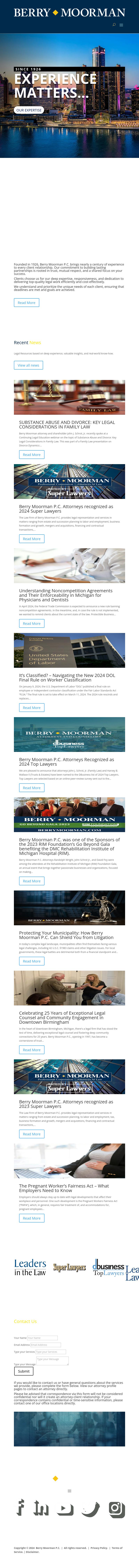 Berry Moorman PC - Birmingham MI Lawyers