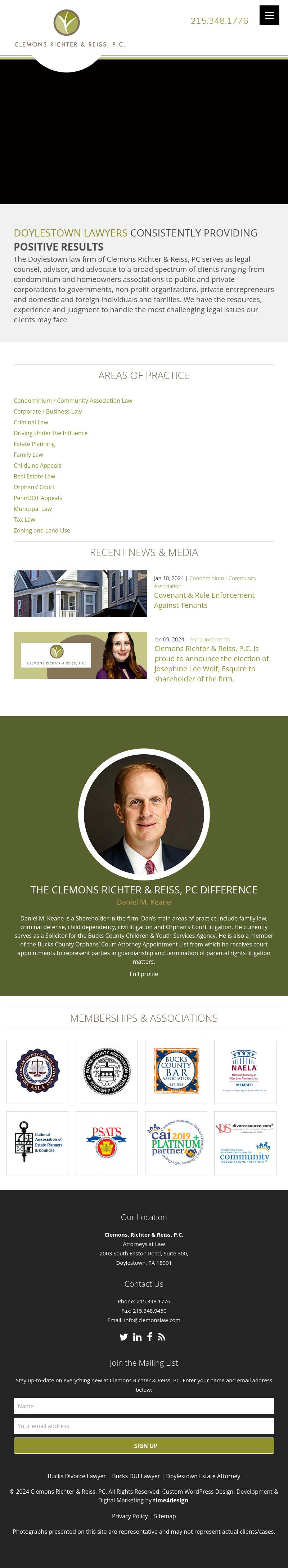 Clemons, Richter & Reiss, P.C. - Lansdale PA Lawyers