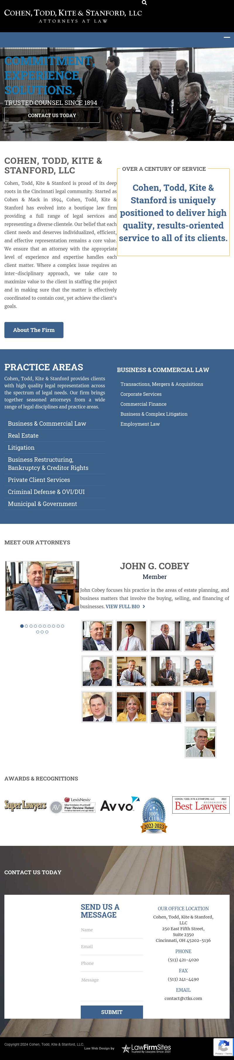 Cohen, Todd, Kite & Stanford, LLC - Cincinnati OH Lawyers