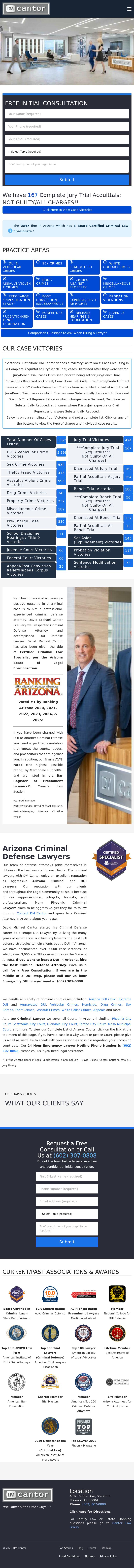 DM Cantor - Phoenix AZ Lawyers