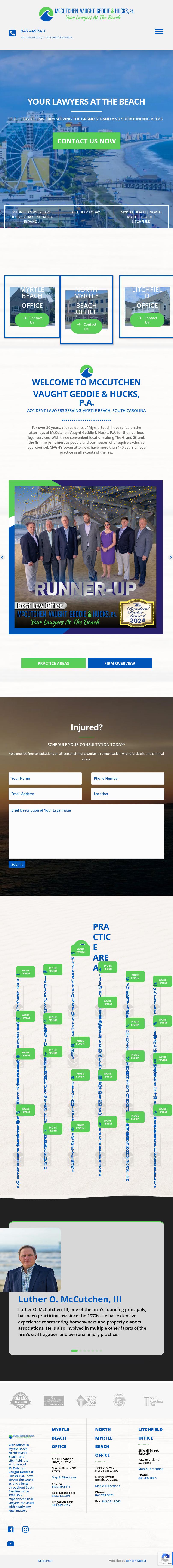 McCutchen, Mumford, Vaught, O'Dea & Geddie, P.A. - Myrtle Beach SC Lawyers