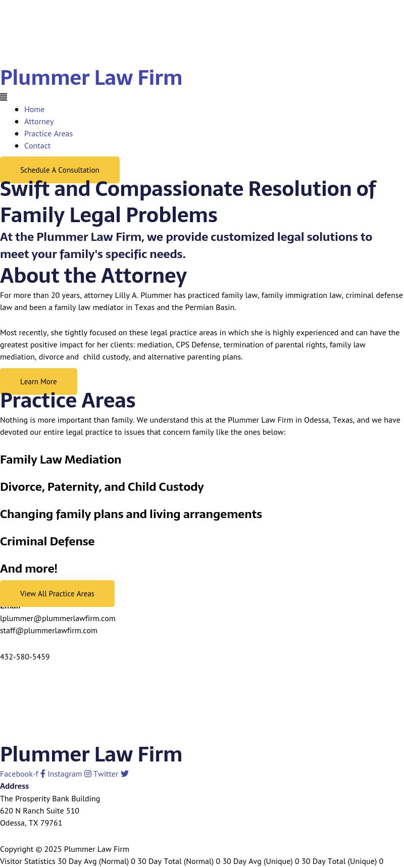 Plummer Law Firm - Odessa TX Lawyers