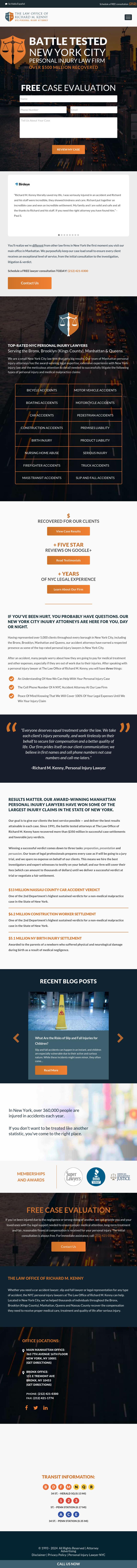 The Law Office of Richard M. Kenny - New York NY Lawyers