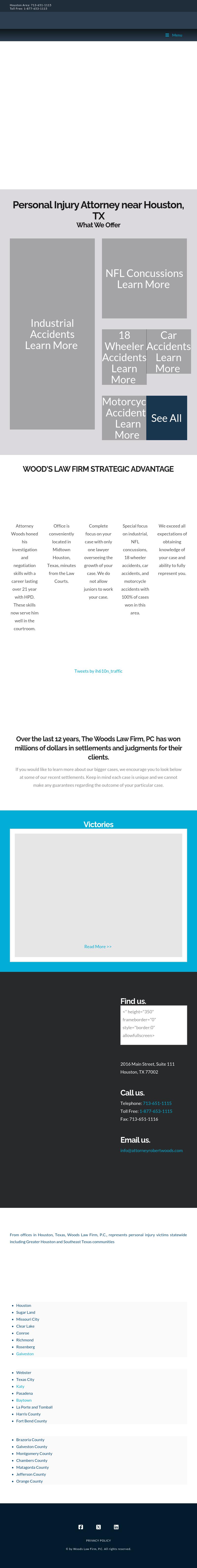 Woods Law Firm, P.C. - Houston TX Lawyers