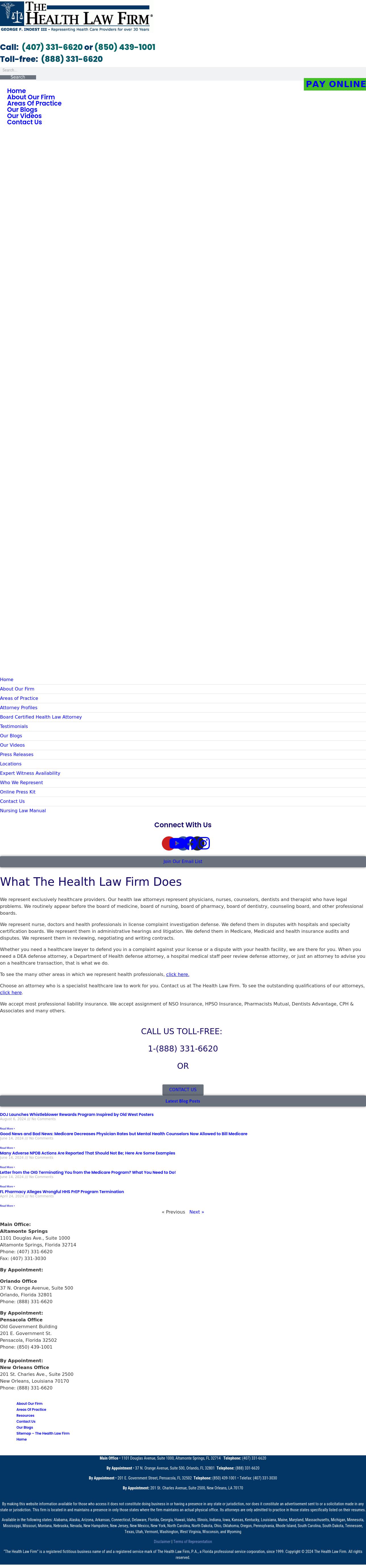 The Health Law Firm - Orlando FL Lawyers