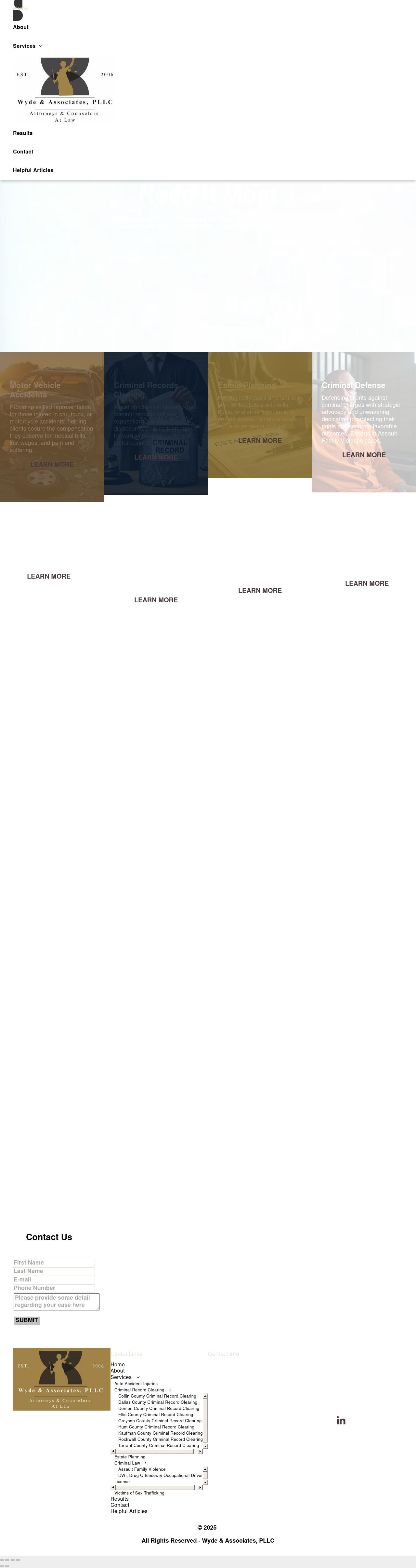 Wyde & Associates - Dallas TX Lawyers