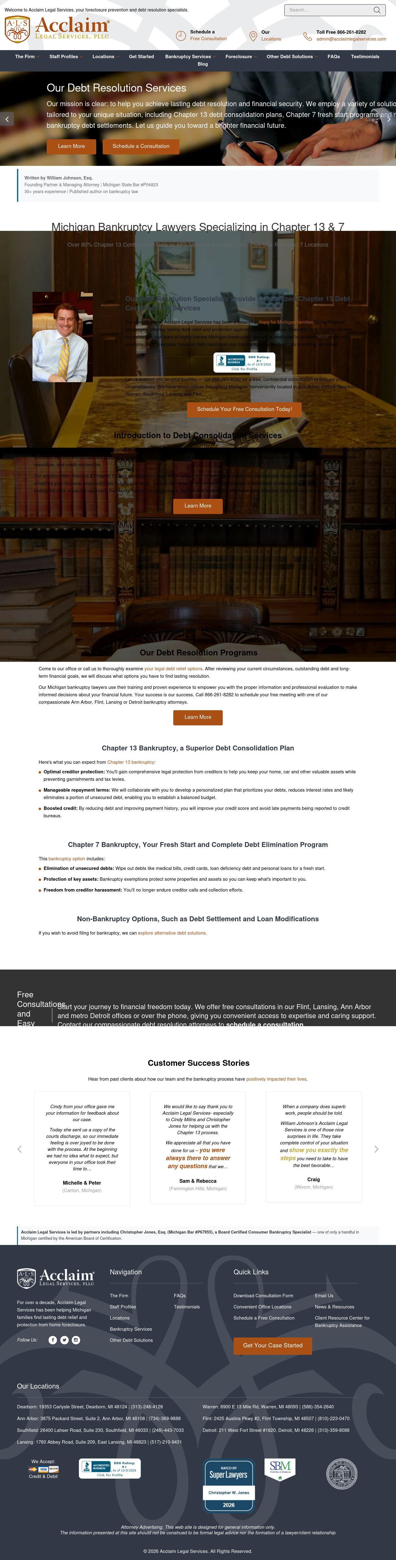 Acclaim Legal Services, PLLC - Warren MI Lawyers