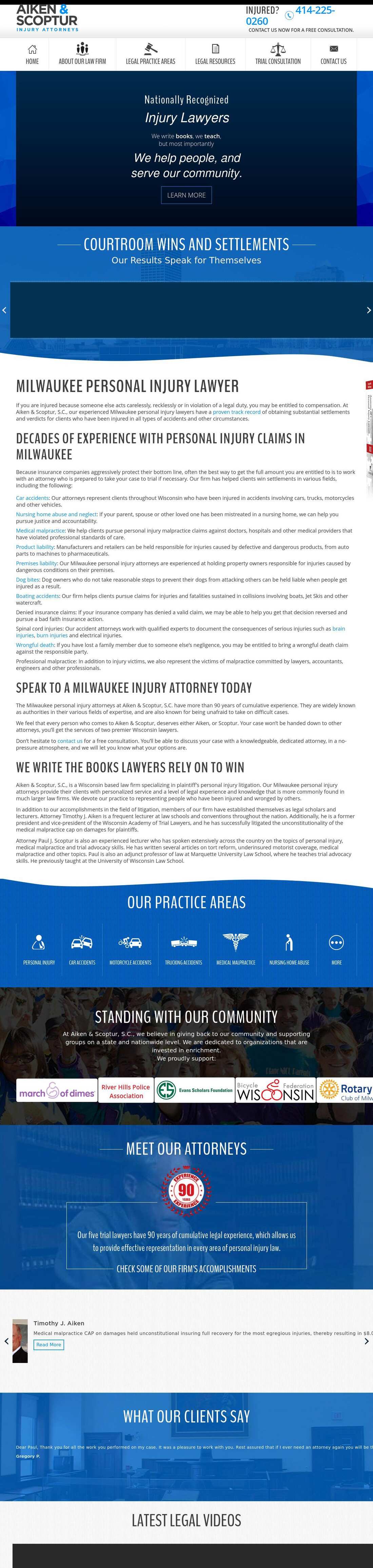 Aiken and Scoptur, S.C. - Wild Rose WI Lawyers