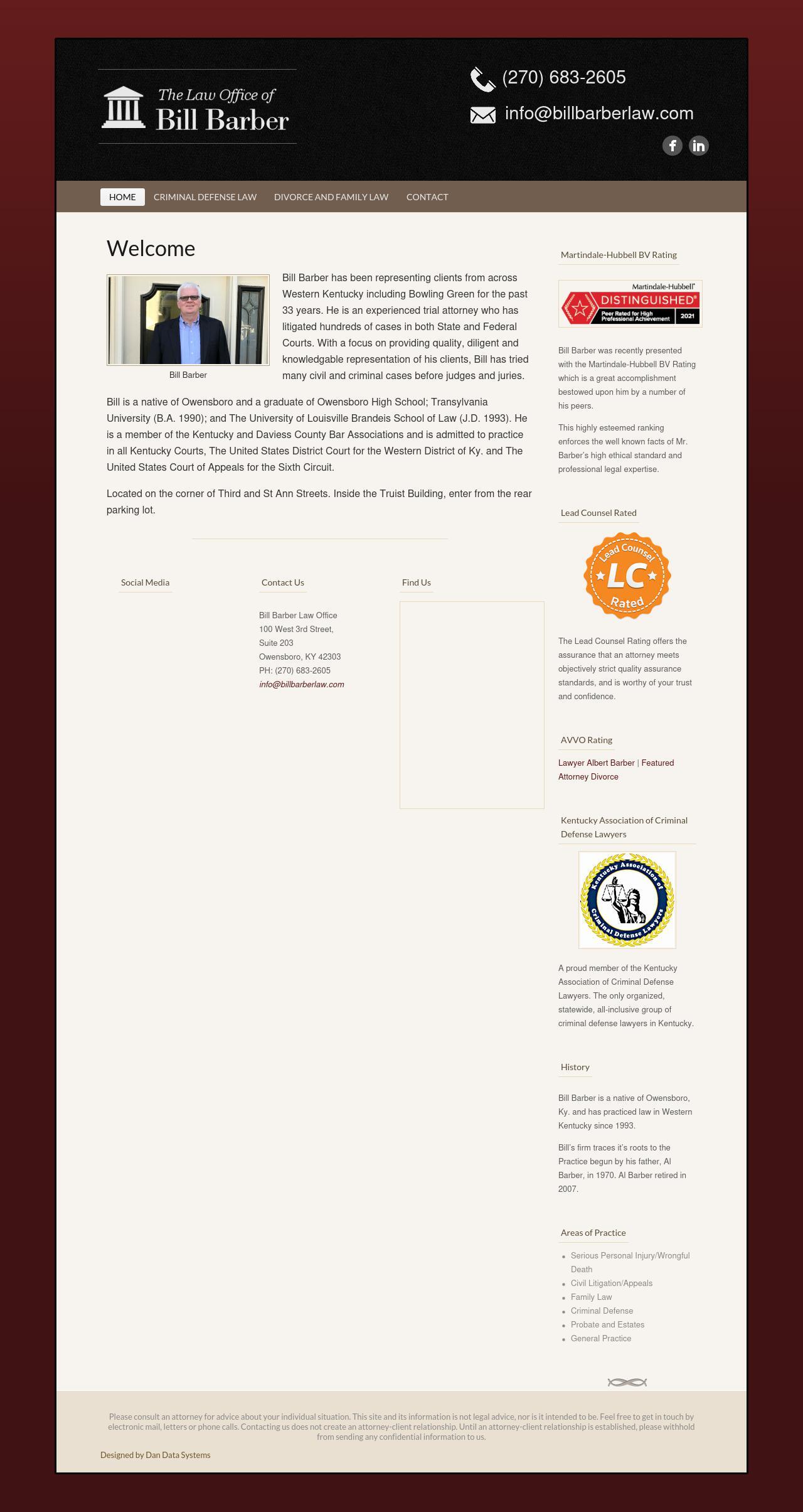 Bill Barber Law Office - Owensboro KY Lawyers