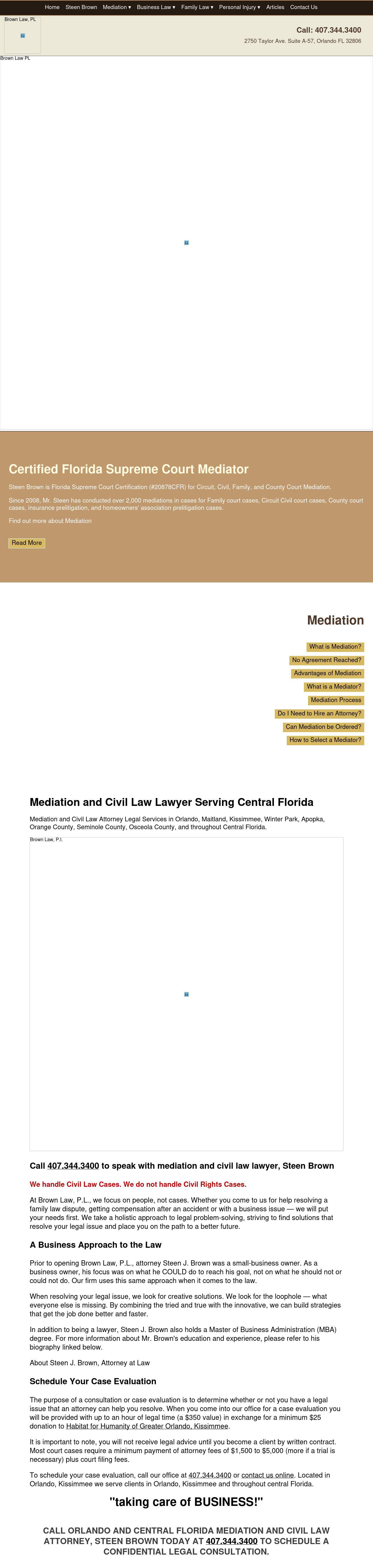 Brown Law, P.L. - Orlando FL Lawyers