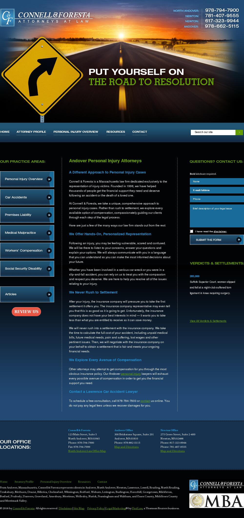 Connell & Foresta - Andover MA Lawyers