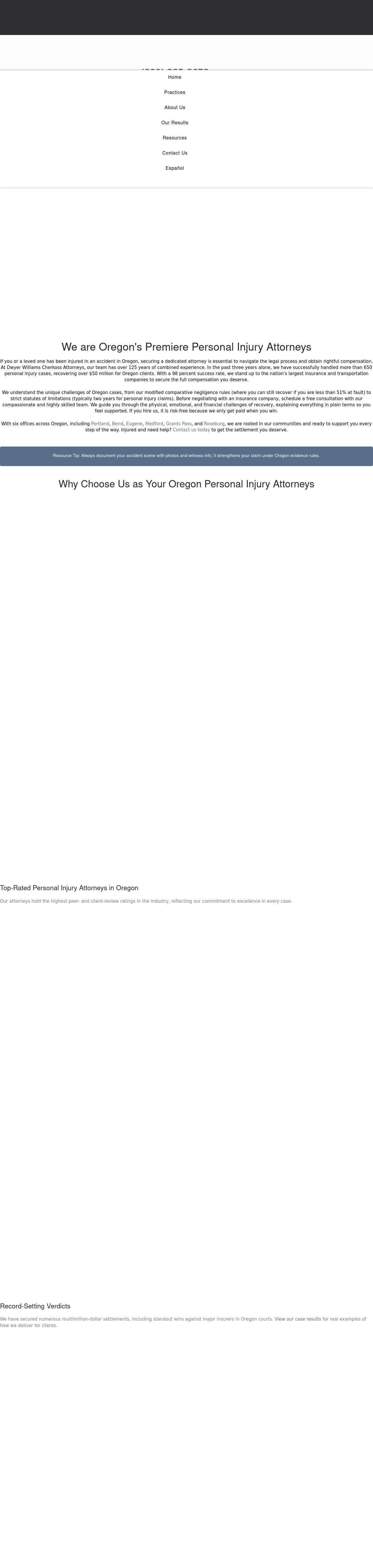 Dwyer Williams Potter Attorneys, LLP - Bend OR Lawyers