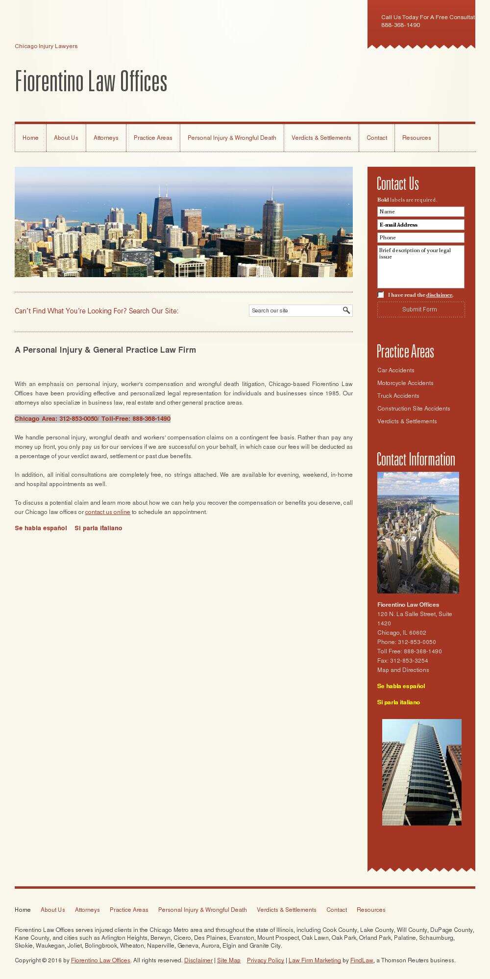 Fiorentino Law Offices - Chicago IL Lawyers