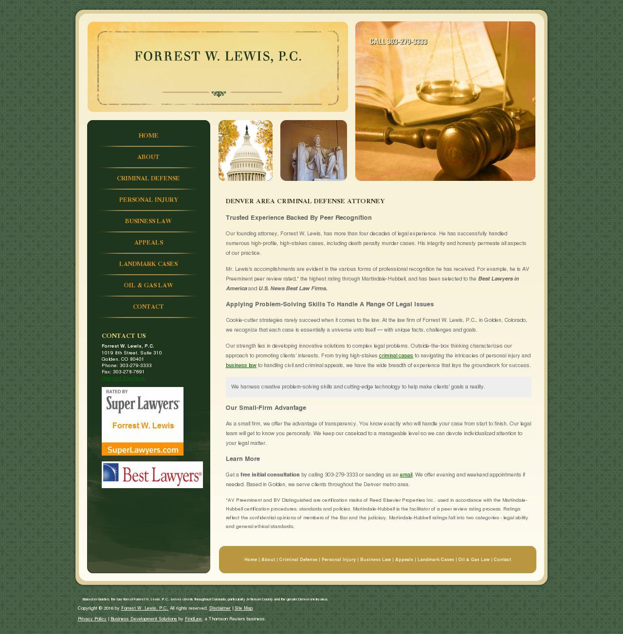 Forrest W. Lewis, P.C. - Golden CO Lawyers