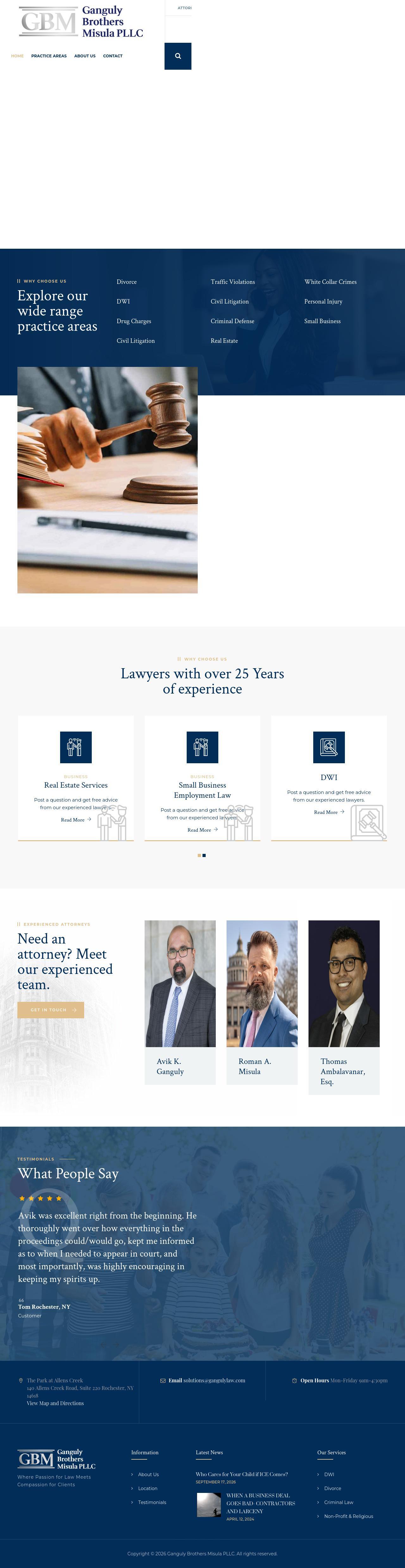 Ganguly Brothers, PLLC - Rochester NY Lawyers