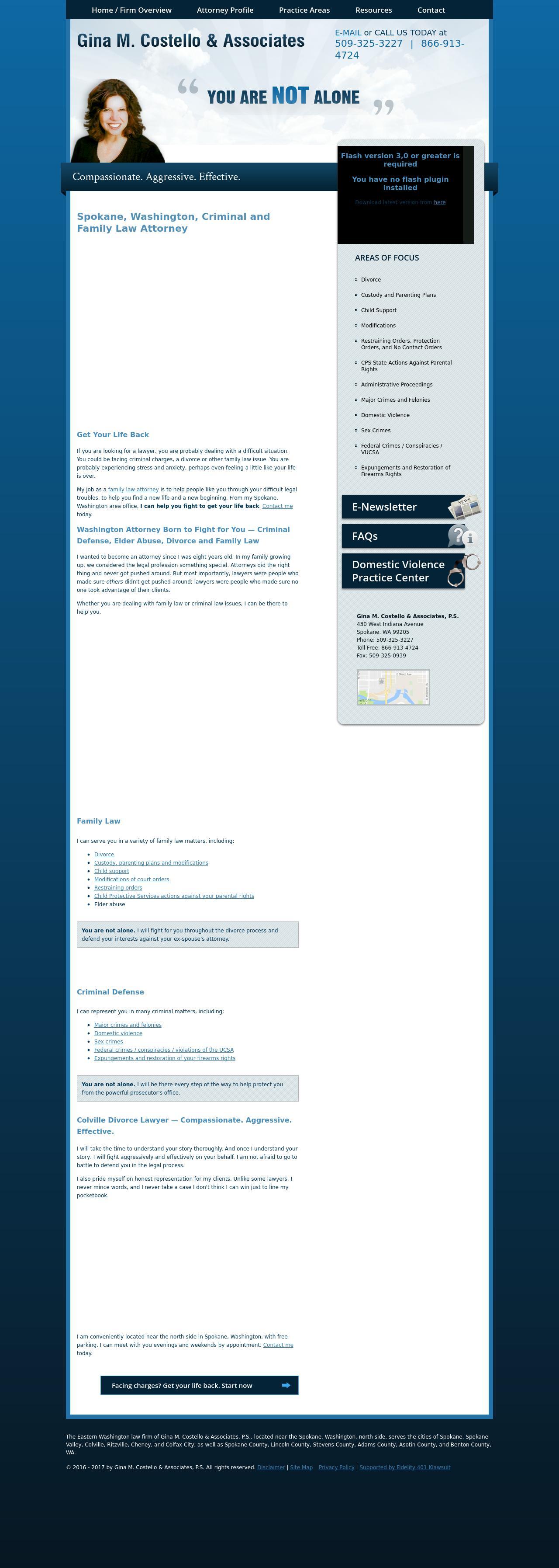 Gina M. Costello & Associates, P.S. - Spokane WA Lawyers