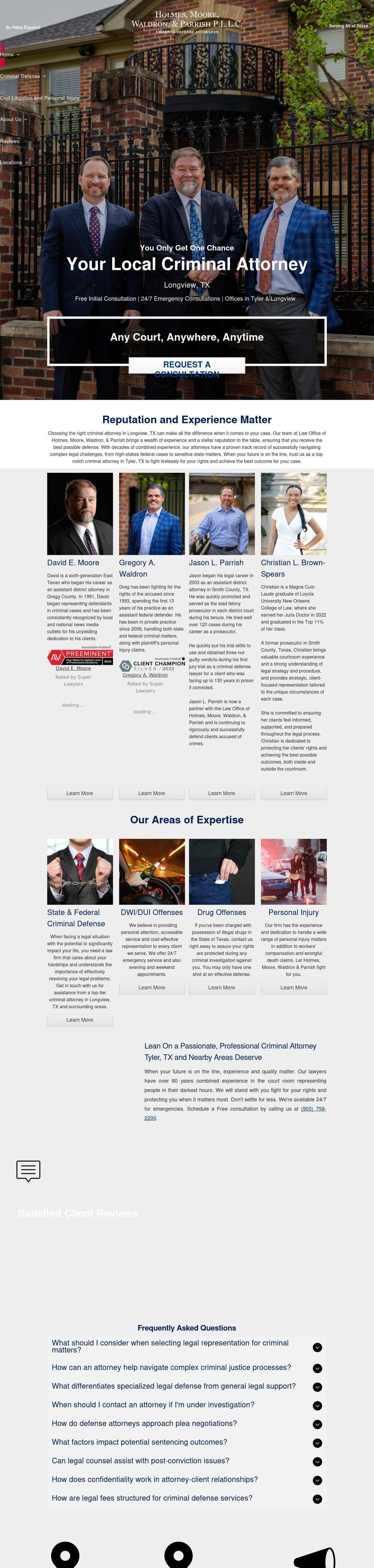 Holmes and Moore - Longview TX Lawyers