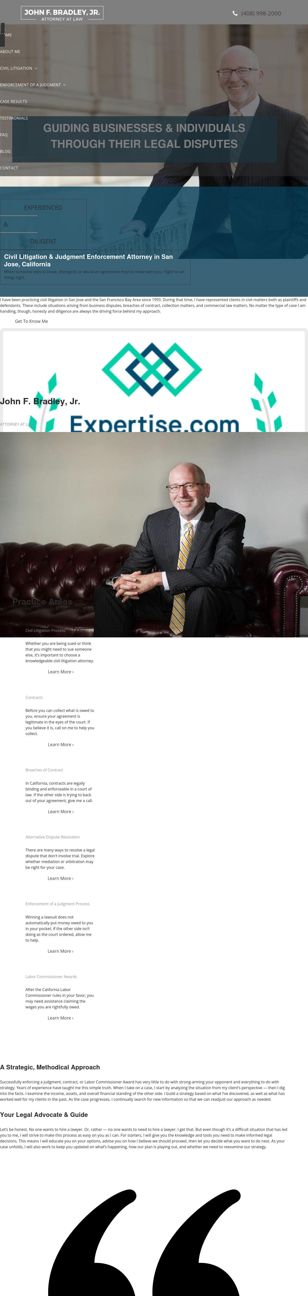 John F. Bradley, Jr. - San Jose CA Lawyers