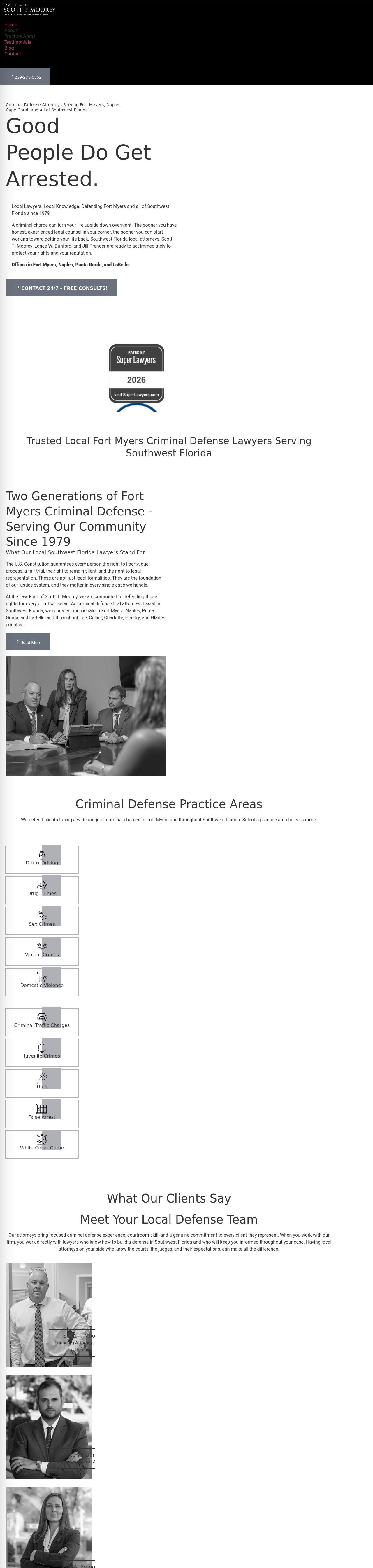 Law Firm of Scott T. Moorey - Fort Myers FL Lawyers
