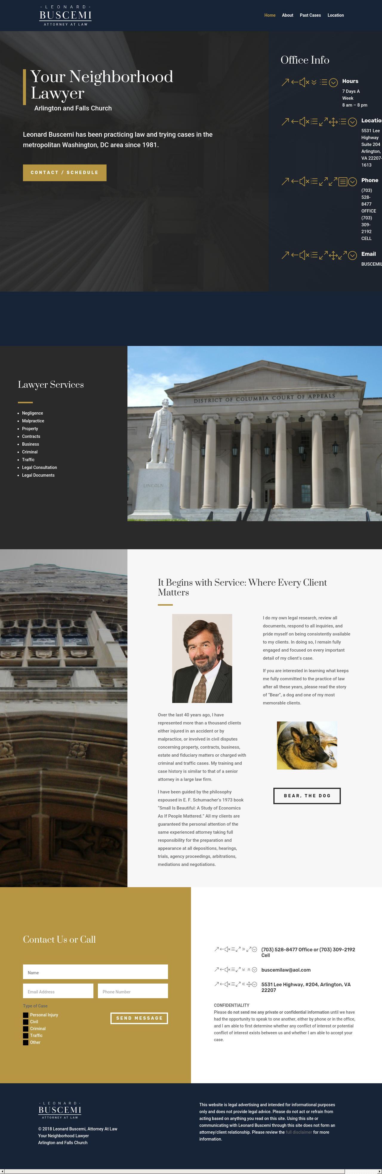 Law Offices of Leonard P. Buscemi - Arlington VA Lawyers