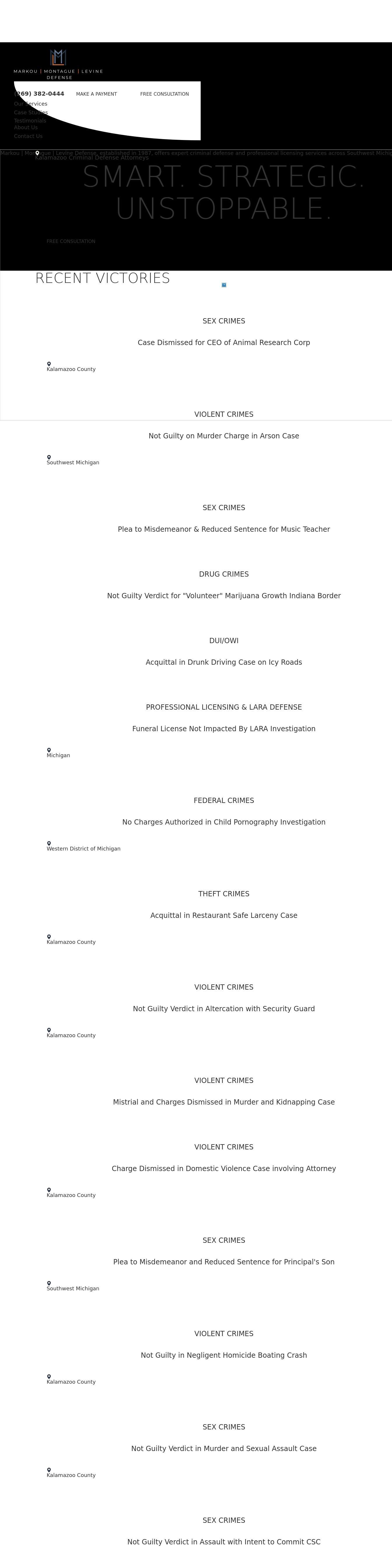 Markou Montague Levine Defense - Kalamazoo MI Lawyers