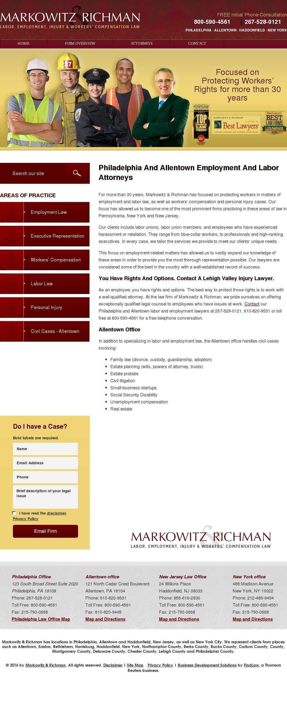 Markowitz & Richman - Allentown PA Lawyers