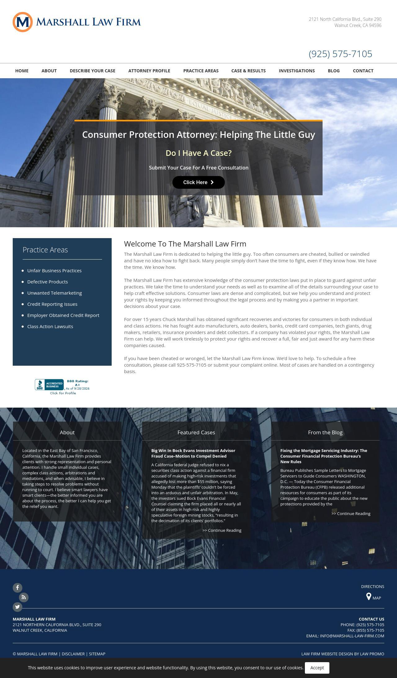 Marshall Law Firm - Walnut Creek CA Lawyers