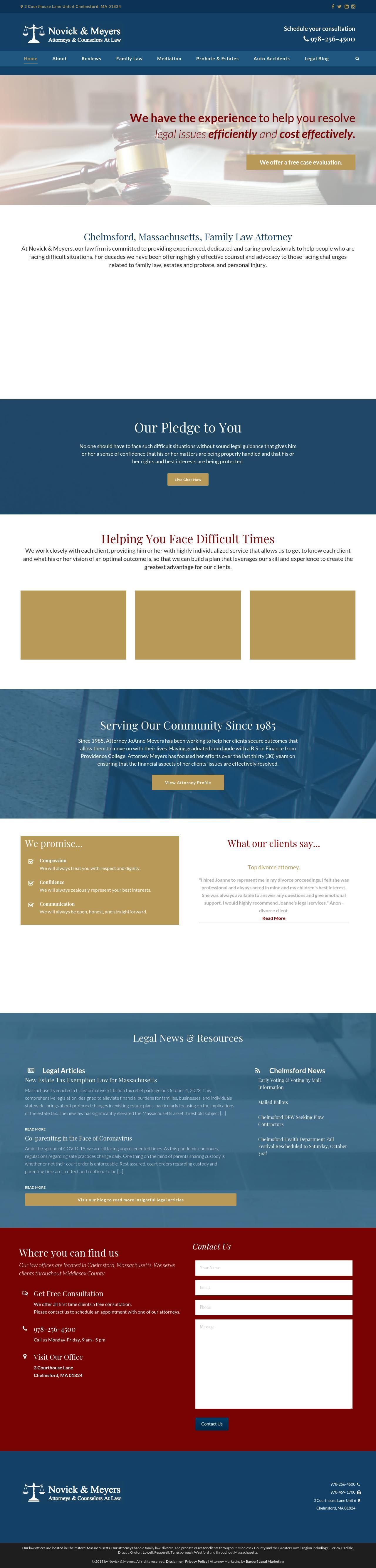 Novick & Meyers - Westford MA Lawyers
