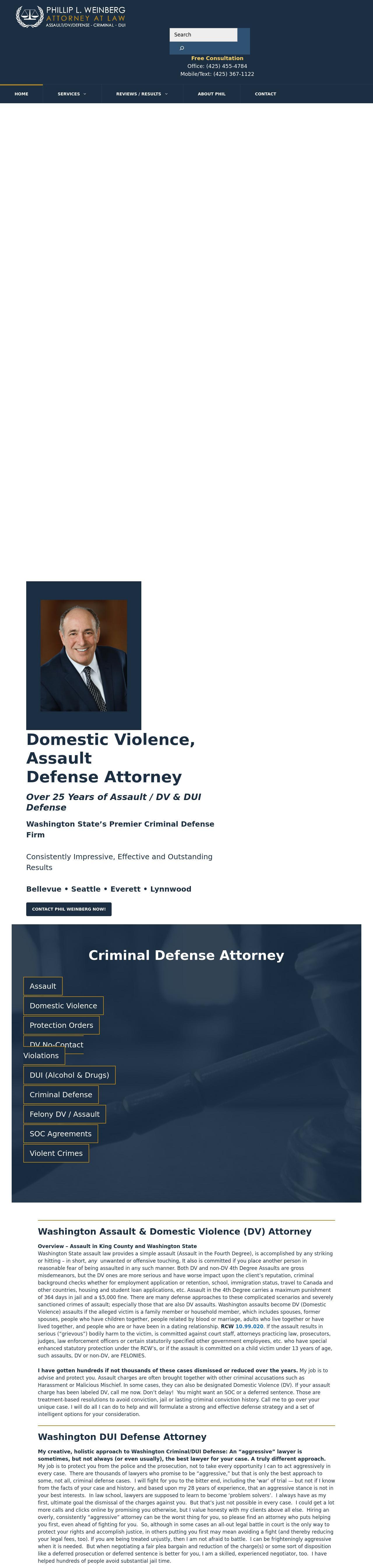 Phillip L. Weinberg, Attorney At Law - Bellevue WA Lawyers