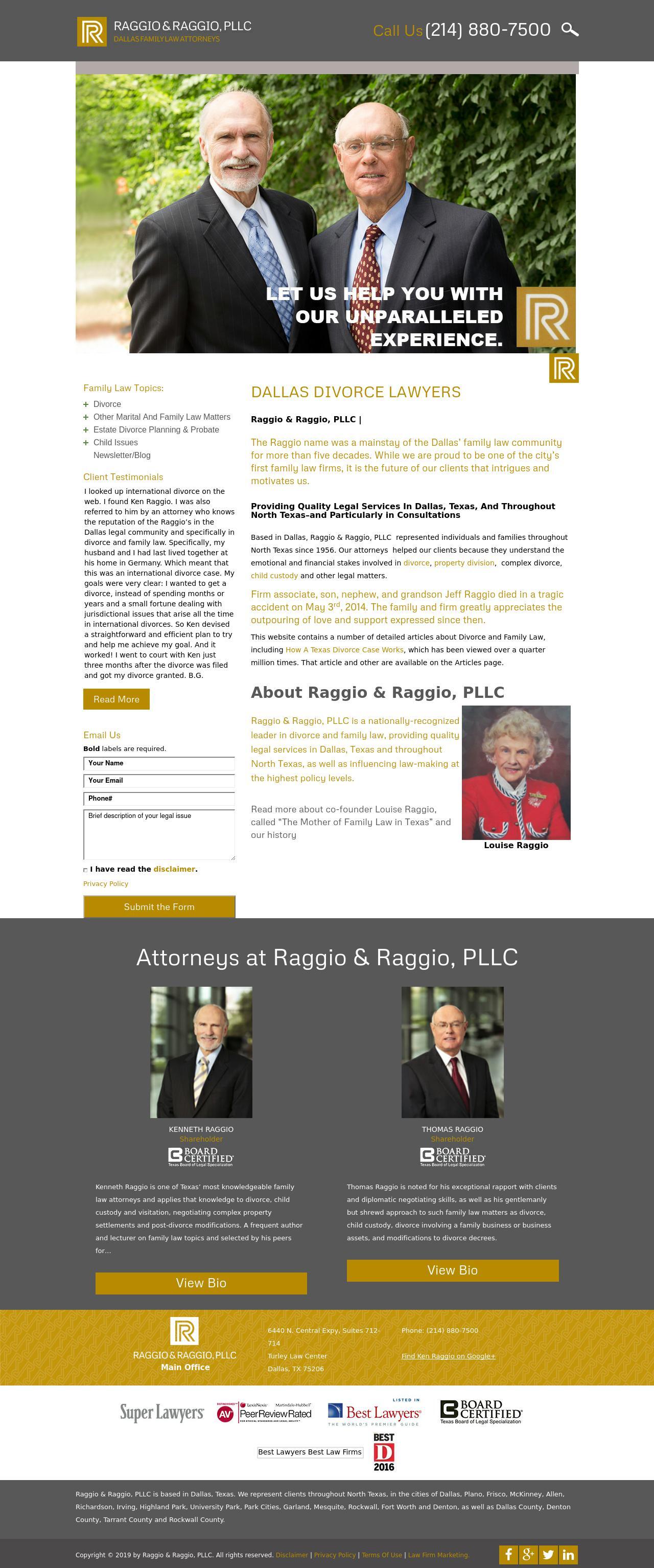 Raggio & Raggio, PLLC - Dallas TX Lawyers