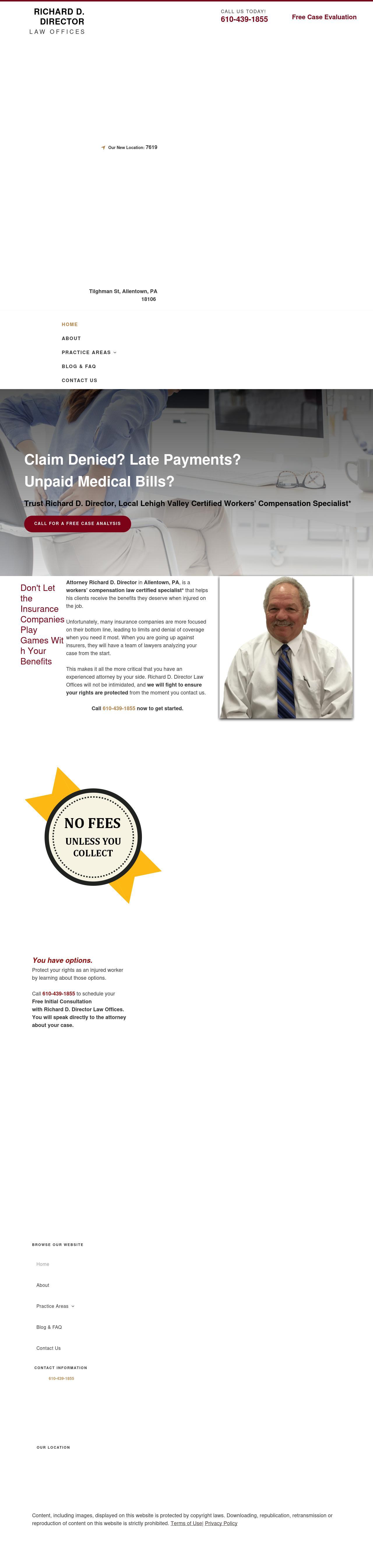 Richard D. Director Law Offices - Whitehall PA Lawyers