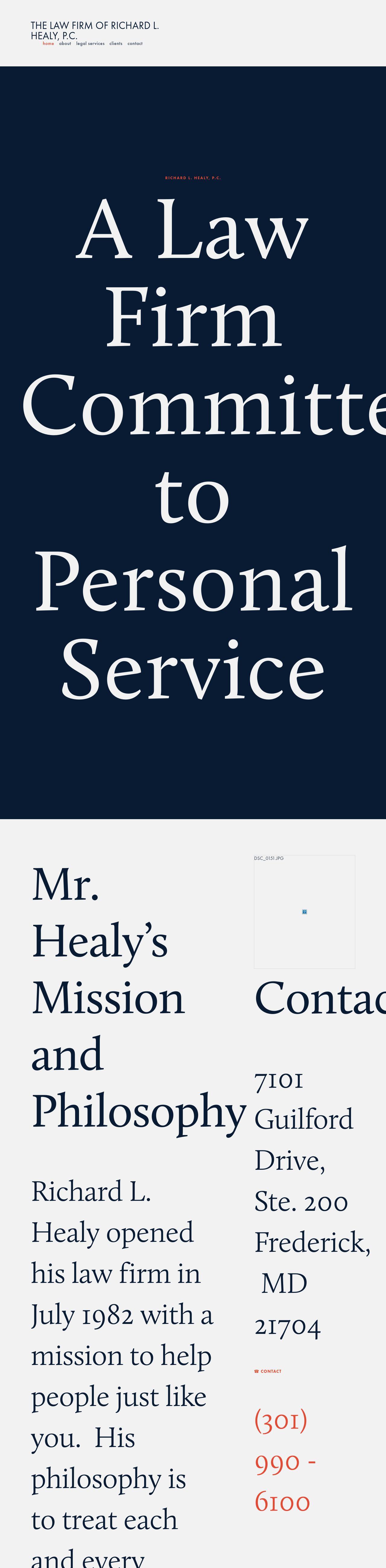 Richard L. Healy, P.C. - Gaithersburg MD Lawyers