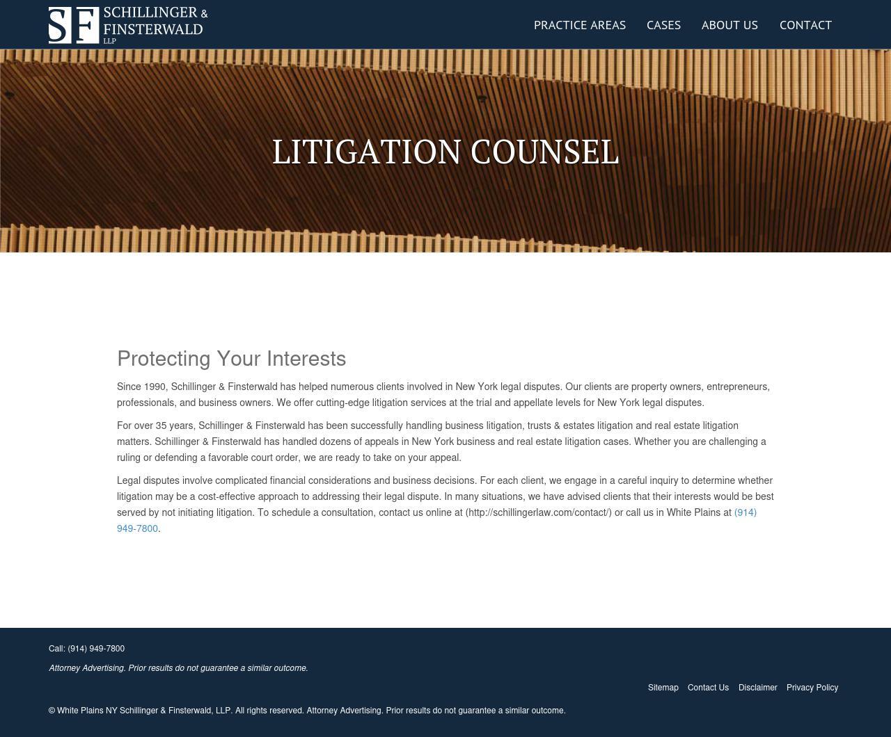 Schillinger & Finsterwald, LLP - White Plains NY Lawyers