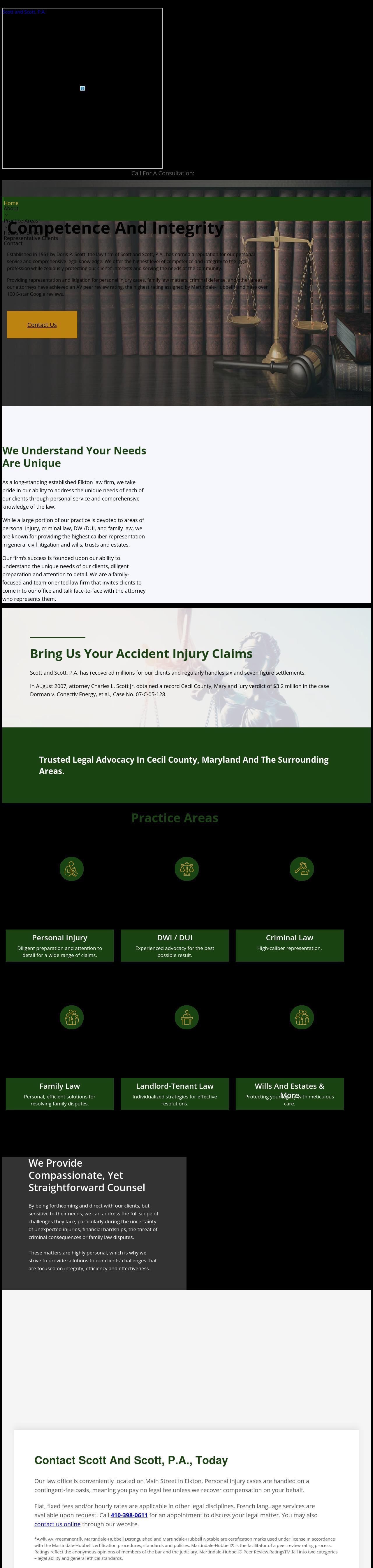 Scott & Scott Attorneys - Elkton MD Lawyers